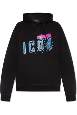 Dsquared2 Bluzy, Mężczyzna, Czarny, M, Stylowe Bluzy i Swetry