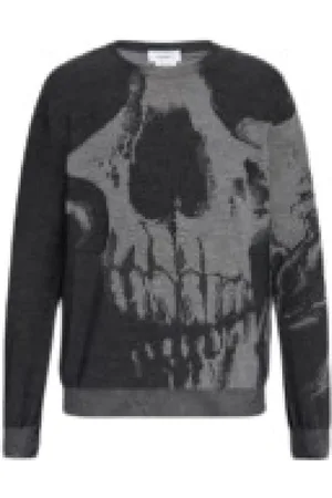 Alexander McQueen Swetry, Mężczyzna, Czarny, XL, Stylowa Kolekcja Dzianin