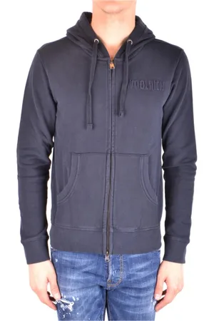 Woolrich Bluzy, Mężczyzna, Niebieski, S, Stylowe Bluzy i Swetry z Kapturem