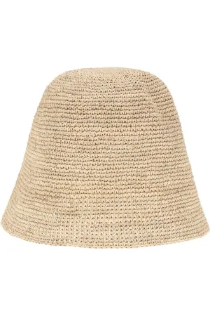 IBELIV Akcesoria, Kobieta, Beżowy, ONE SIZE, Andao rafia Hat