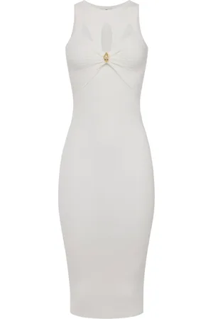 Elisabetta Franchi Sukienki, Kobieta, Szary, S, Elegancka Kolekcja Sukienek