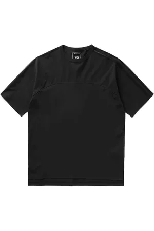 Y-3 Koszulki, Mężczyzna, Czarny, L, Czarna Mesh Tee na aktywne dni