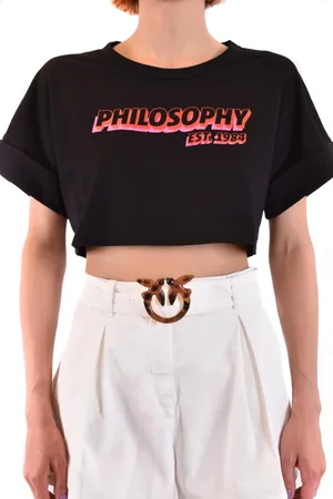 Serafini Koszulki, Kobieta, Czarny, S, Stylowe T-shirty dla modnego wyglądu