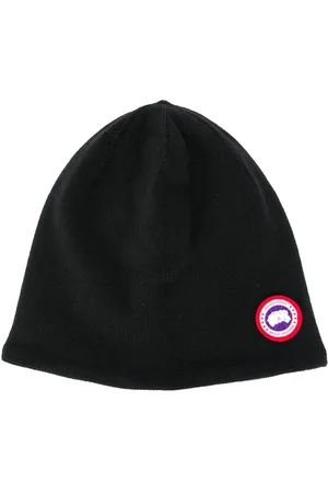 Canada Goose Akcesoria, Mężczyzna, Czarny, ONE SIZE, Stylowe Czapki Beanies na Wszystkie Pory Roku