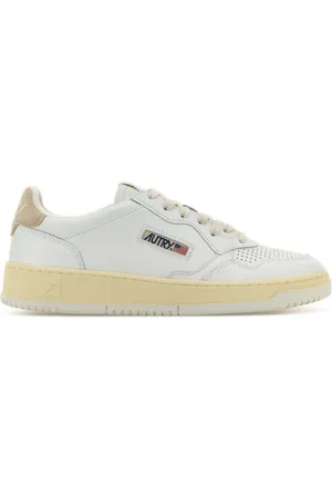 Autry Buty, Mężczyzna, Biały, 41 EU, Białe skórzane Medalist Sneakers