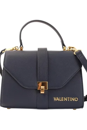 Valentino by Mario Valentino Torebki, Kobieta, Niebieski, ONE SIZE, Len, Stylowa Crossbody Torba