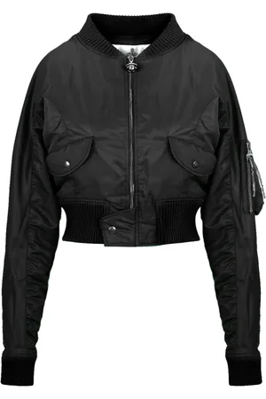 Vivienne Westwood Kurtki, Mężczyzna, Czarny, L, Czarna Kurtka Bomber