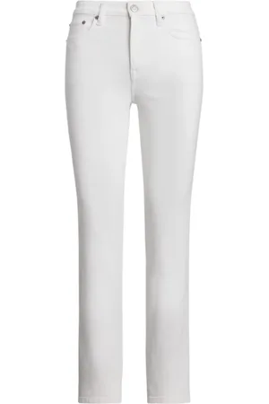 Ralph Lauren Jeansy, Kobieta, Biały, 3XS, Białe jeansy Lauren