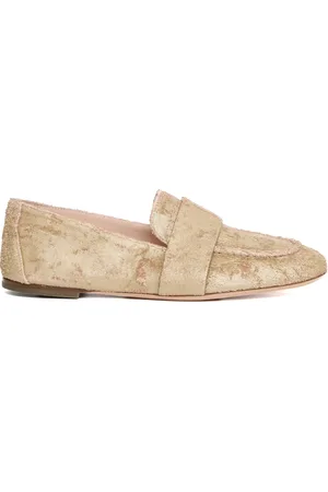 AGL ATTILIO GIUSTI LEOMBRUNI Buty, Kobieta, Beżowy, 40 EU, Skórzany Loafer Ghibli Ss 25