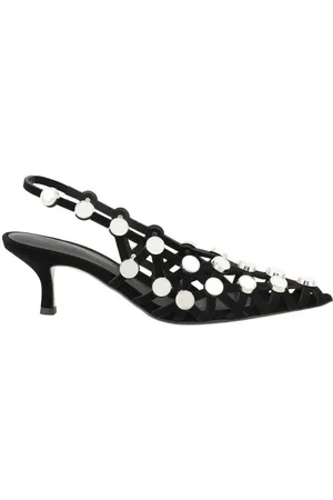 The Attico Buty, Kobieta, Czarny, 36 1/2 EU, Zamsz, Grid Obcasy z Kitten Heel