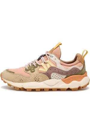 Flower Mountain Buty, Kobieta, Wielobarwność, 37 EU, Suede and fabric sneakers Yamano 3 Woman