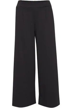 Ichi Spodnie, Kobieta, Czarny, 2XL, Czarne Spodnie Bootcut z Poliestru