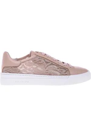 BALDININI Buty, Kobieta, Beżowy, 36 EU, Nude leather and lace trainer