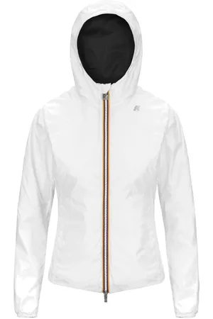 K-Way Kurtki, Kobieta, Biały, L, Nylon, Podwójna Kurtka Lily Plus