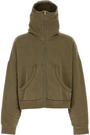Entire Studios Bluzy, Mężczyzna, Zielony, S, Oversize Army Bawełniany Sweter