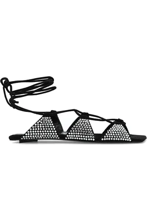 The Attico Buty, Kobieta, Czarny, 40 EU, Stylowa Sandał dla Modnego Wyglądu