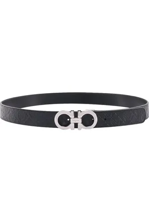 Salvatore Ferragamo Akcesoria, Mężczyzna, Czarny, 110 CM, Ikoniczny Czarny Pasek Skórzany