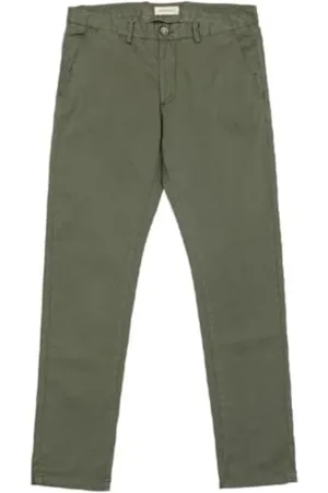 GIANNI LUPO Spodnie, Mężczyzna, Zielony, M, Spodnie Chino Slim Fit dla Mężczyzn
