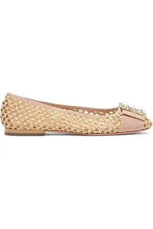 Roger Vivier Buty, Kobieta, Beżowy, 40 EU, Eleganckie Buty Baletki dla Kobiet