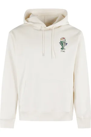 Drôle de Monsieur Bluzy, Mężczyzna, Beżowy, M, Bawełna, Stylowa bluza z kapturem Hoodie Vase
