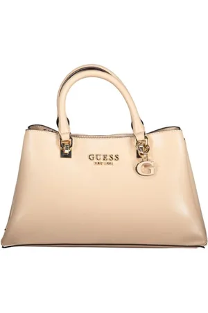 Guess Torebki, Kobieta, Beżowy, ONE SIZE, Beżowa Torebka z Wieloma Przegródkami