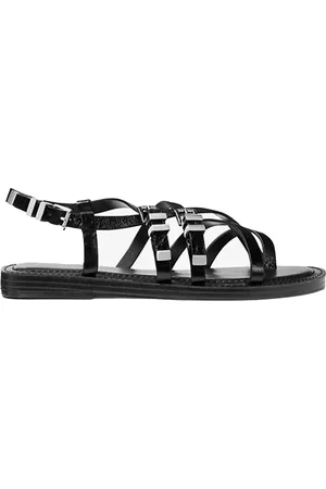 Michael Kors Buty, Kobieta, Czarny, 38 1/2 EU, Płaski sandał dla kobiet
