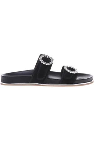 BALDININI Buty, Kobieta, Czarny, 36 EU, Len, suede and satin clogs