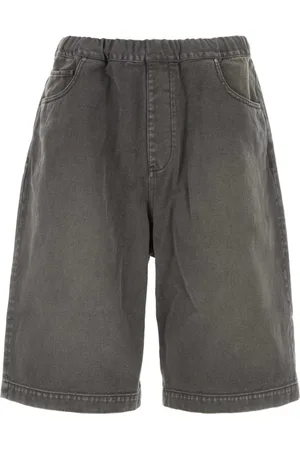 Entire Studios Szorty, Mężczyzna, Szary, L, Denim, Ciemnoszare Szorty Bermudy z Denimu