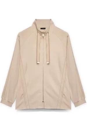 Fiorella rubino Bluzy, Kobieta, Beżowy, XL, Bluza z aplikacjami