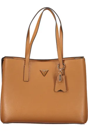 Guess Torebki, Kobieta, brązowy, ONE SIZE, Brązowa torba Meridian z zamkiem błyskawicznym