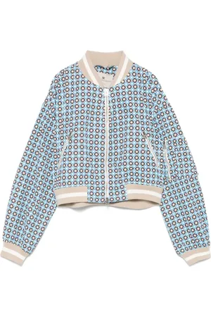 ERMANNO SCERVINO Kurtki, Kobieta, Wielobarwność, M, Kurtka w geometryczny wzór
