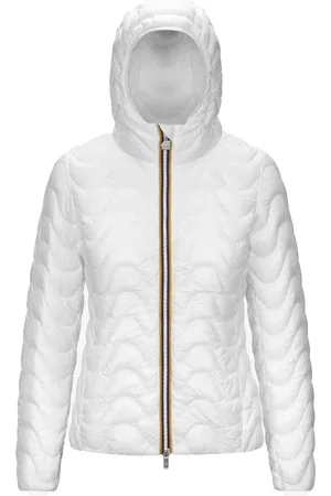 K-Way Kurtki, Kobieta, Biały, M, Nylon, Kurtka Pikowana Ciepła