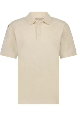 Aeden Koszulki, Mężczyzna, Beżowy, XS, Polo Sand Mel Stylowa Koszula