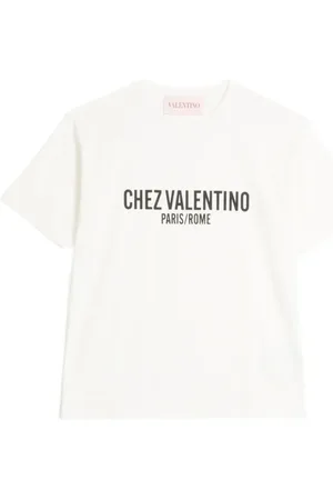 VALENTINO Koszulki, Mężczyzna, Beżowy, L, Len, T-shirt z nadrukiem i okrągłym dekoltem