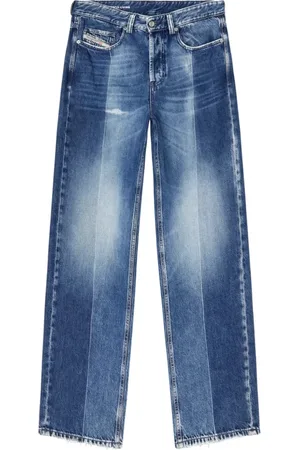 Diesel Jeansy, Mężczyzna, Niebieski, W31 L32, Denim, Ciemnoniebieskie Spodnie Denim Macro