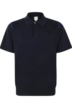 Paul Smith Koszulki, Mężczyzna, Niebieski, M, Sweter Polo z Krótkim Rękawem