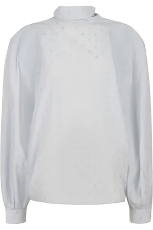 Marni Bluzki, Kobieta, Niebieski, S, Niebieski Top Styl Modowy