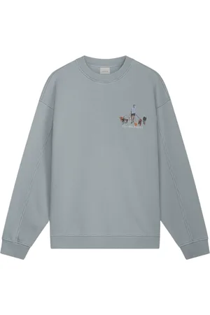 Filling pieces Bluzy, Mężczyzna, Niebieski, L, Bluza Spacerujący Pies