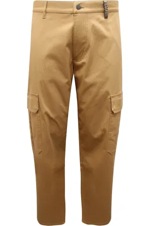 Moschino Spodnie, Mężczyzna, Beżowy, L, Spodnie Cargo Couture