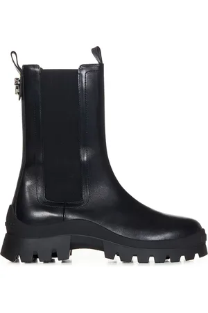 Dsquared2 Buty, Kobieta, Czarny, 39 EU, Skóra, Botki D2 Statement na grubej podeszwie