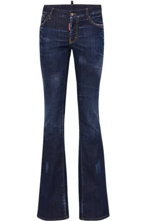 Dsquared2 Jeansy, Kobieta, Niebieski, S, Denim, Stylowe Jeansyy Denim