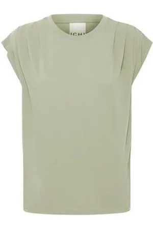 Ichi Koszulki, Kobieta, Zielony, XL, Elegancki wszechstronny top dla kobiet