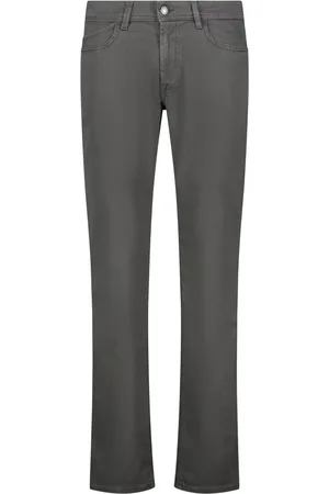 RE-HASH Jeansy, Mężczyzna, Szary, W40, Męskie Spodnie Casual