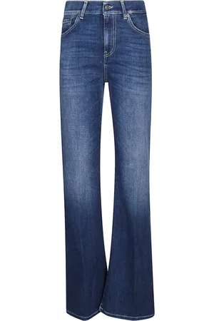 Dondup Jeansy, Kobieta, Niebieski, W24, Niebieskie Eleganckie Spodnie