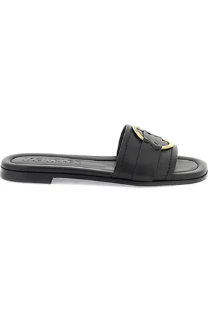 Moncler Buty, Kobieta, Czarny, 37 EU, Stylowe Kapcie dla Codziennego Komfortu
