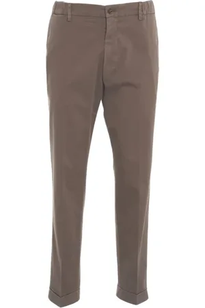 Briglia 1949 Spodnie, Mężczyzna, brązowy, M, Brązowe Spodnie Chino Stylowy Model