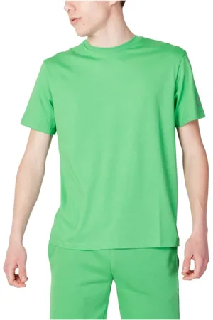 sunseeker Koszulki, Mężczyzna, Zielony, L, Zielony T-shirt z bawełny Kolekcja Wiosna/Lato