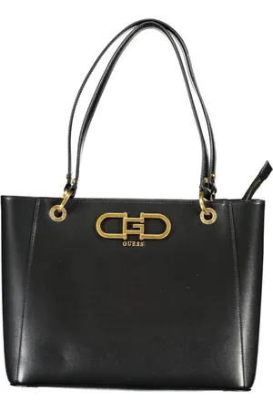 Guess Torebki, Kobieta, Czarny, ONE SIZE, Czarna Damska Torba Styl Fleet