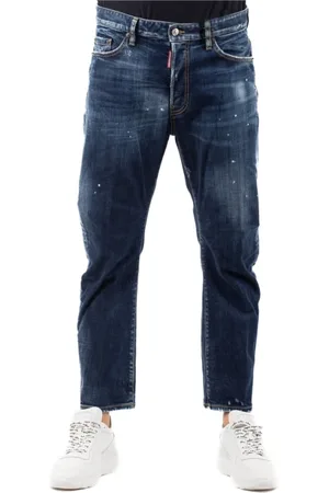 Dsquared2 Jeansy, Mężczyzna, Niebieski, XS, Stylowe Jeansyy