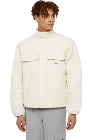 Dickies Bluzy, Mężczyzna, Biały, S, Kurtka Pinesdale